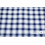 Coupon 46 Katoenen twill wit met donkerblauwe ruit 180 x 150cm