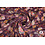 Coupon 47 Chiffon paars met sierlijke bloem 180 x 150 cm