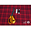 Veiling 2 september Coupon 707 Flanel roze met zwarte ruit 180 x 150cm