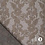 Polyester jacquard met glansdraad taupe