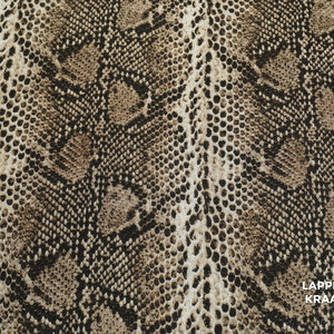  Tricot in beige slangenprint met lurex