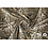 SALE Tricot stof in beige slangenprint met lurex