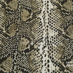 Tricot in groene slangenprint met lurex