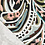 Viscose tricot stof met paisley dessin