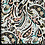Viscose tricot stof met paisley dessin