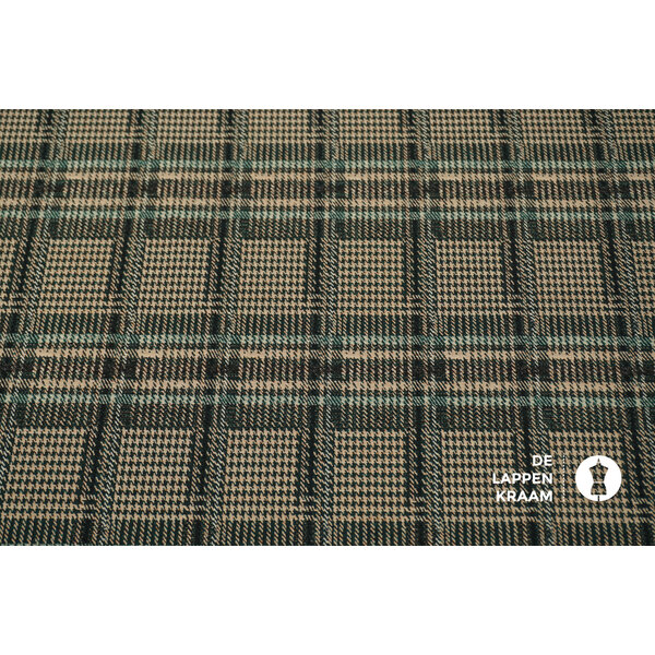 A la Ville Terlenka stof in beige ruit