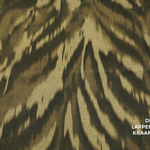 Viscose met beige strepen