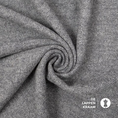  Mantelstof grijs in twill