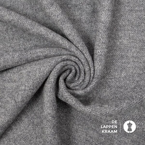  Mantelstof grijs in twill