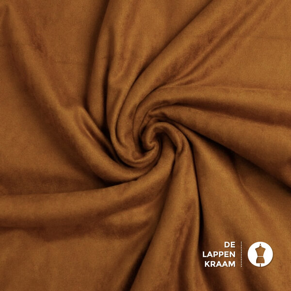 Fleece suede caramel