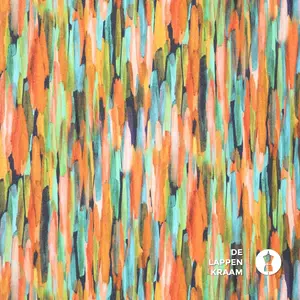  Angora tricot met multicolor strepenpatroon