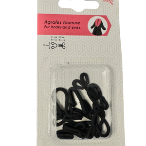  Bonthaak en oog zwart set van 5