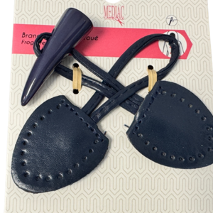  Houtje-touwtje sluiting donkerblauw