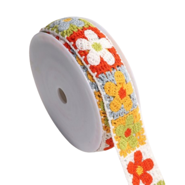 Gehaakt band "granny style"