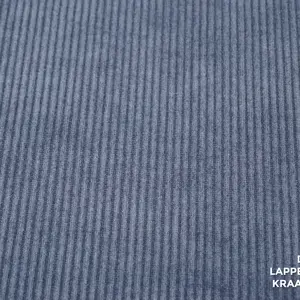 A la Ville Punta met brede rib stonewashed jeansblauw