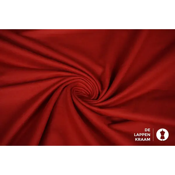 Flanel stof rood