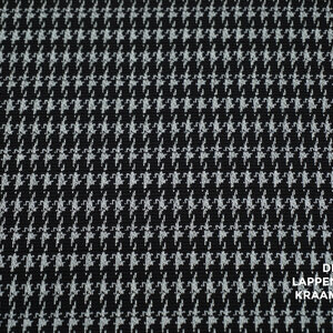  Gebreid zwart met grijze Pied de Poule