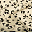 Baby ribfluweel ecru met kleine leopard print
