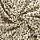 Baby ribfluweel ecru met kleine leopard print