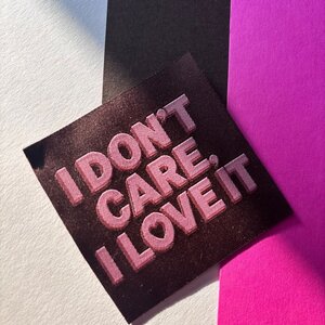 Loop&Label Label  "I dont care i love it"