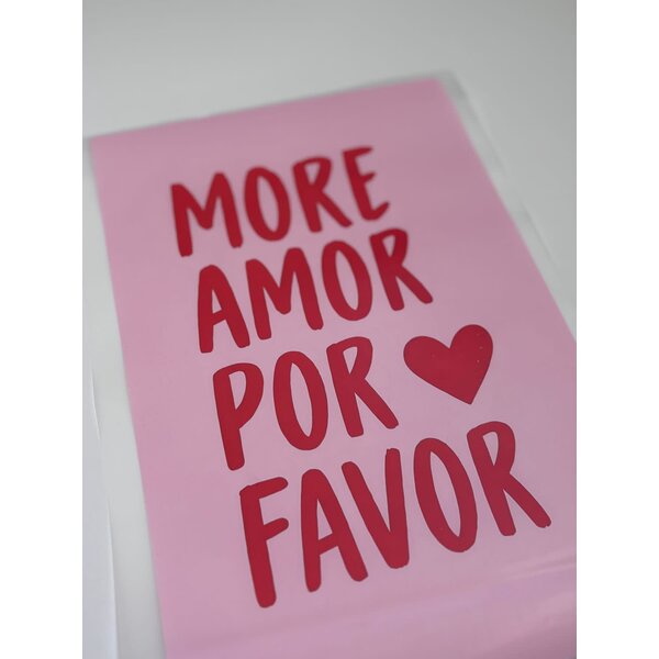 Loop&Label Label  "More amor por favor"