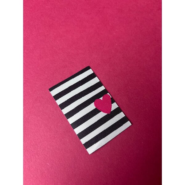 Loop&Label Label  "Streep hartje"