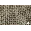 SALE Viscose crepe stof zwart met beige bloemetjes
