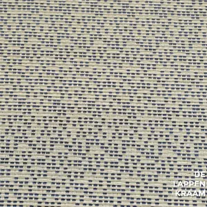  Boucle ecru met donkerblauwe streepjes