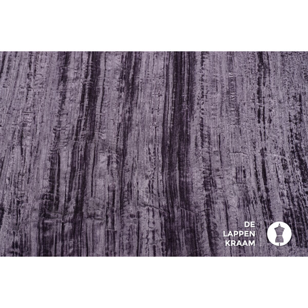 Crinkle velours lila