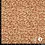 Coupon 11 Gekookte wol caramel met witte panterprint 100 x 160 cm