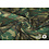 Coupon 9 French Terry in groene legerprint 170 x 150 cm