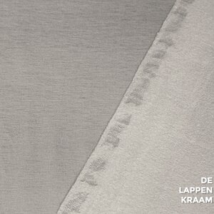  Geruwde tricot grijs