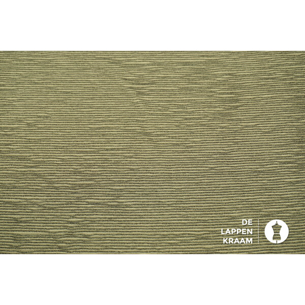 Gebreid stof in gestreept relief