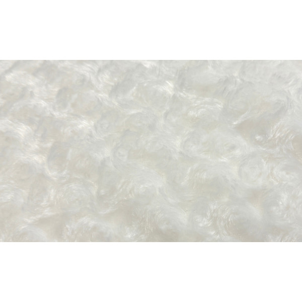 Fake fur stof wit