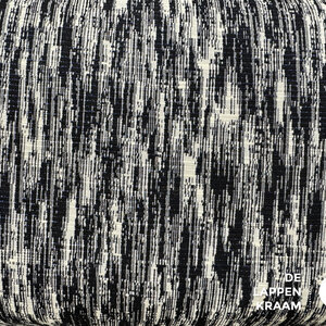  Jacquard diep donkerblauw en wit met blauwe lurex