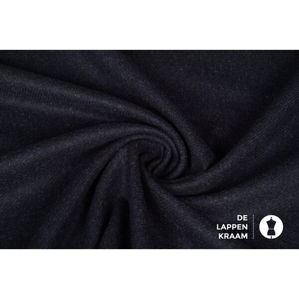 Mantelstof donkerblauw