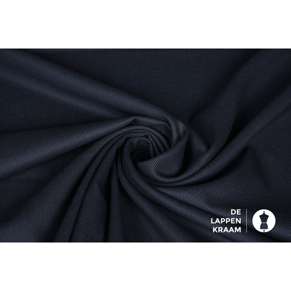 Geweven stof in donkerblauw