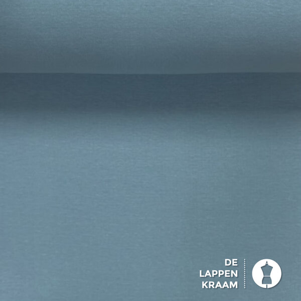 Basic Boordstof oud blauw