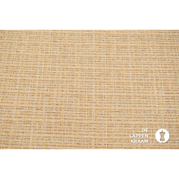 Grof geweven stof in Chanel-style zachtgeel