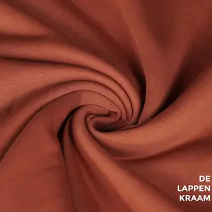  Coupon 468 Joggingstof terracotta 170 x 150cm