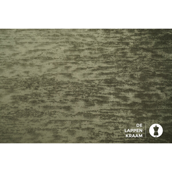 SALE Fluweel stof grijsgroen