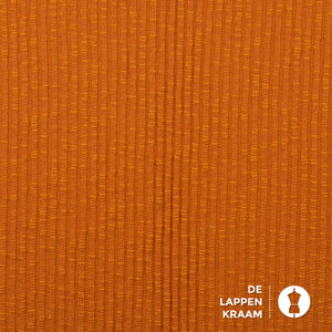  Gebreide ribbelstof caramel