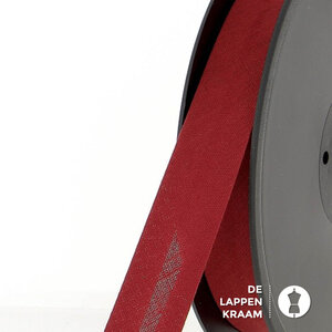  Biaisband donkerrood