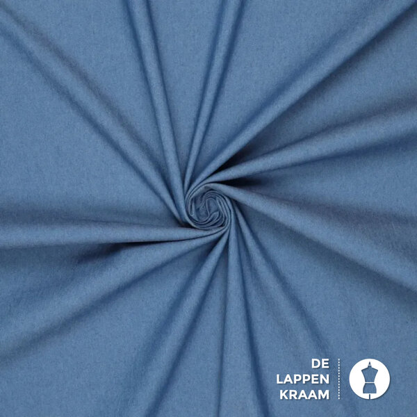 Chambray stof lichtjeans met stretch