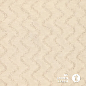  Tricot met golvend motief en een tikje gouddraad