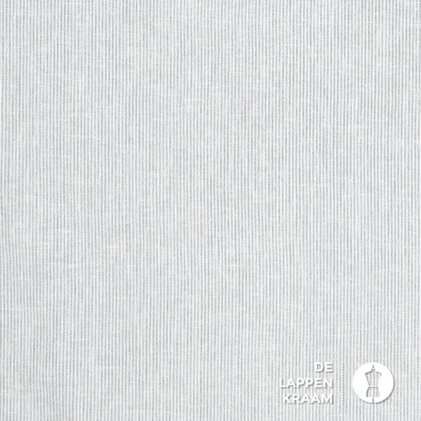 Mix&Match katoenmix blauw dunne streep