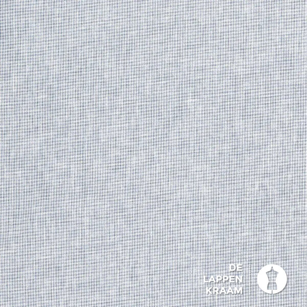 Mix&Match katoenmix blauw miniruitje