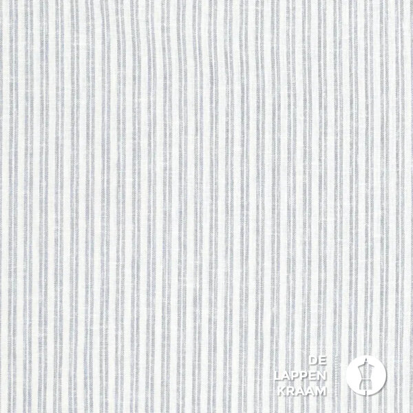 Mix&Match katoenmix blauw wisselstreep smal