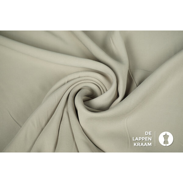 Viscose twill stof beige
