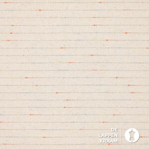  Linnenlook naturel met multicolor streepje